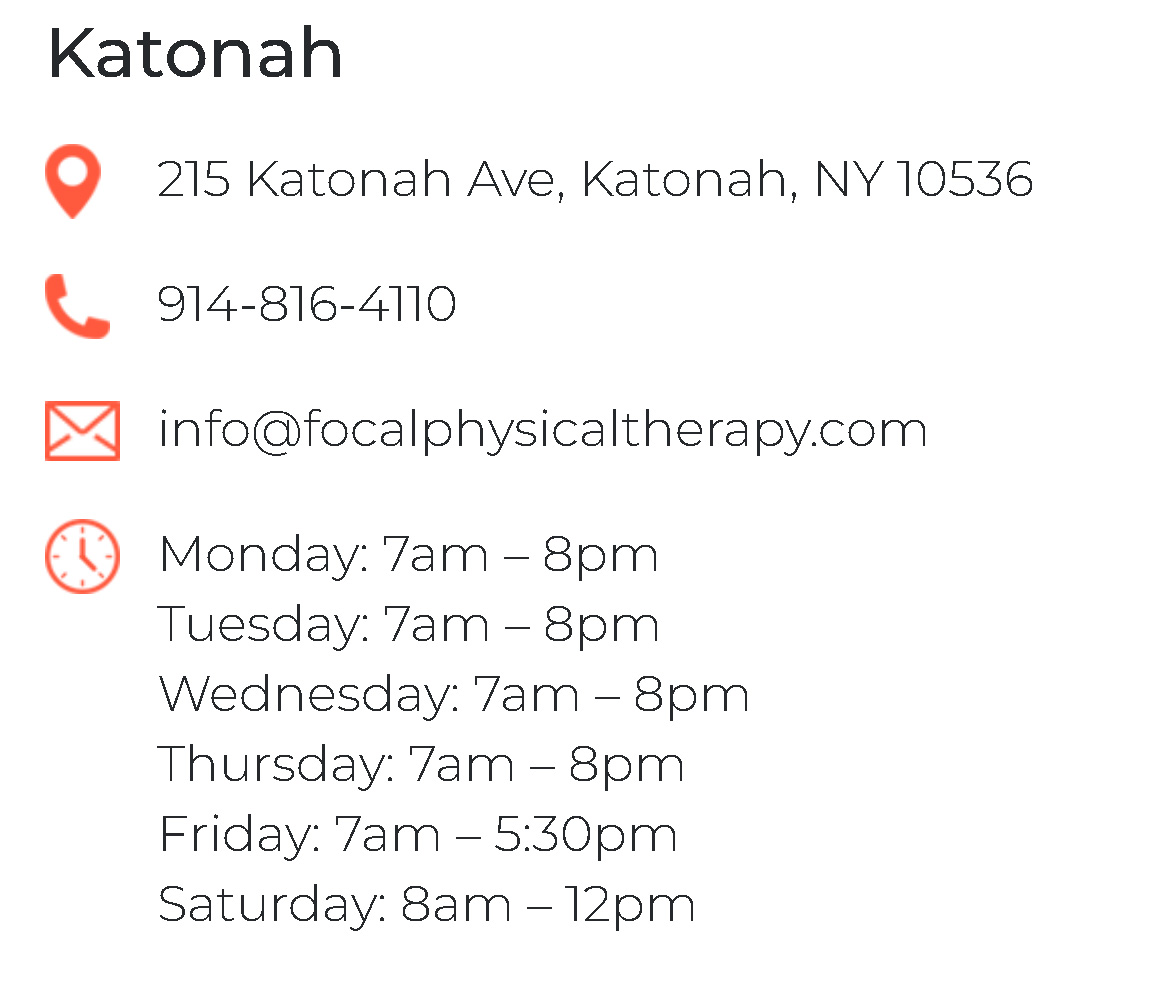 Physical Therapist in Katonah NY Focal Physical Therapy