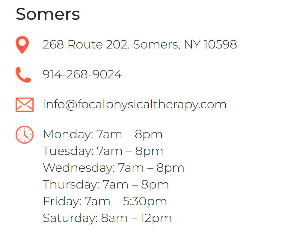 focal physical therapy somers ny