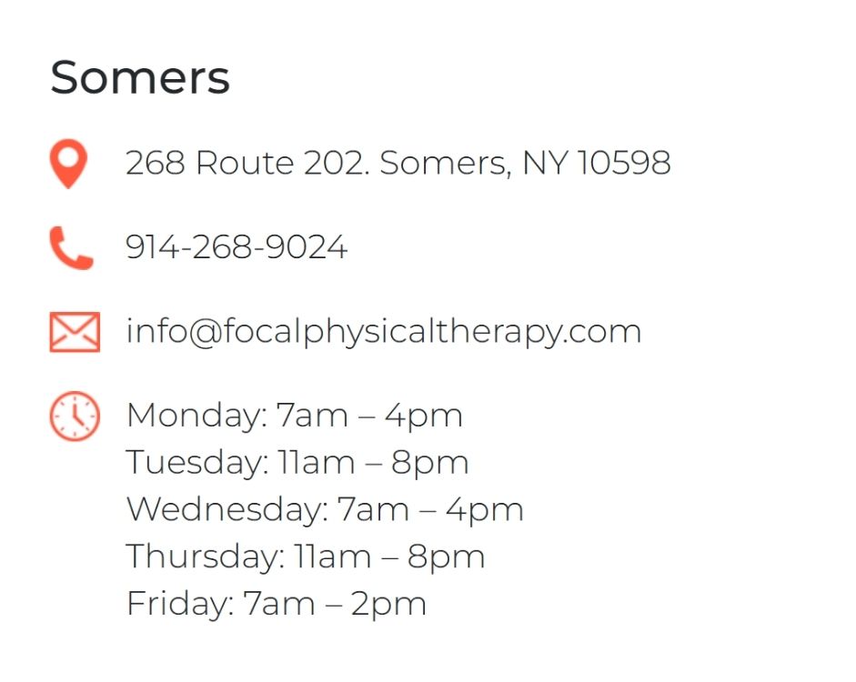 focal pt somers location hours